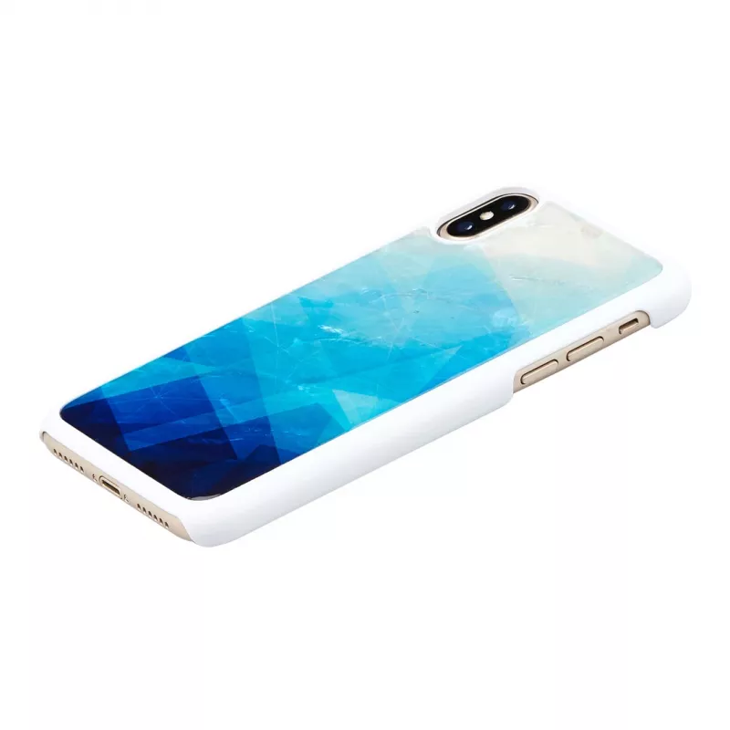 Smartphonehoesje iKins voor iPhone XS/S blue lake white