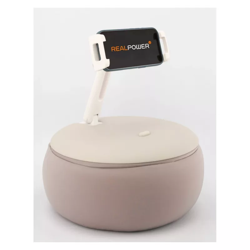 RealPower PillowStand-1 passieve houder mobiele telefoon/smartphone, tablet/UMPC beige