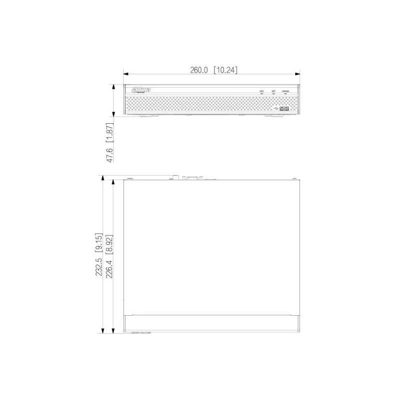 Dahua Technology DHI-NVR4108HS-4KS3 netwerk-videorecorder 1U zwart