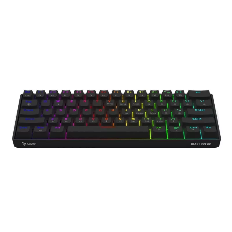 SAVIO BLACKOUT X2 mechanisch toetsenbord OUTEMU Red, hot swap