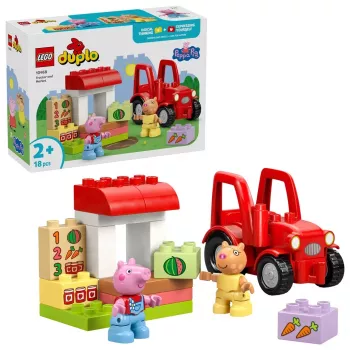 LEGO DUPLO 10468 Peppa Pig tractor en markt