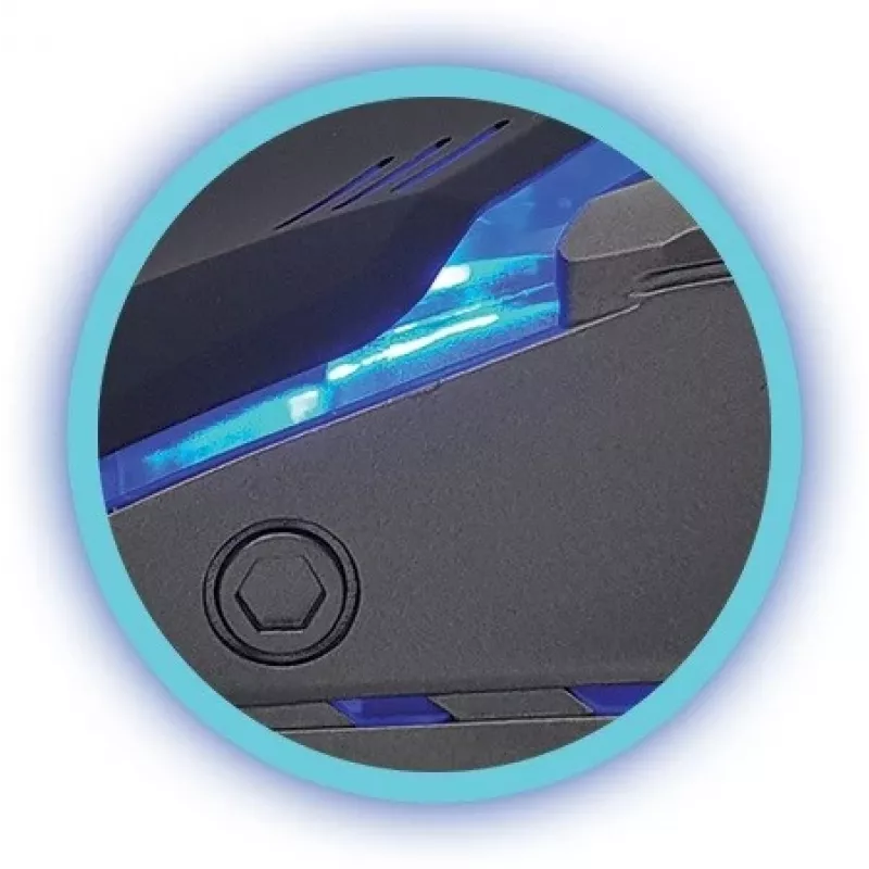 Toetsenbord muis inclusief Rebeltec SHERMAN gaming USB QZERTY Engels zwart