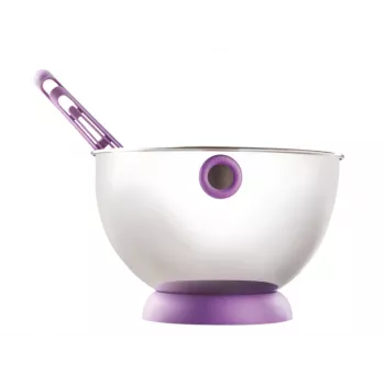 Mengkom- en garde-set ViceVersa Kogel Mogel violet – aanrechtkom met bijpassende garde, model 16242