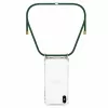 Telefoonhanger-hoesje Lookabe voor iPhone X / Xs — goud met groen bandje