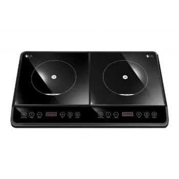 Inductiekookplaat LIN LI-35P2N, inbouw 2 zones, 2000 W + 1500 W, touchbediening, keramisch glas