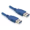 USB-kabel DeLOCK USB 3.0-A stekker/stekker – 1 m
