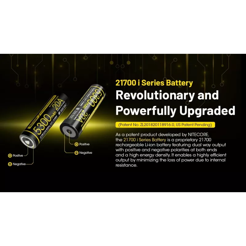 BATTERY RECH. LI-ION 3.6V/NL2153HPI(5300MAH) NITECORE