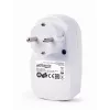 USB-oplader met doorvoerstopcontact/EG-ACU2-02 Gembird