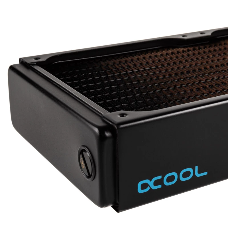 Alphacool NexXxoS V.2 XT45 Full Copper radiator - 480mm, zwart