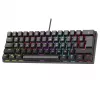 Mechanisch toetsenbord RAMPAGE PLOWER K60 met blue-switches en RGB-achtergrondverlichting