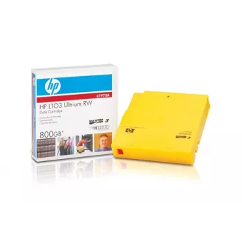 Hewlett Packard Enterprise HPE Ultrium RW datacartridge - LTO Ultrium 3 - 400GB / 800GB - goud - voor ProLiant DL360p Gen8, StorageWorks SB1760, StorageWorks 1/8 G2 tape-autoloader