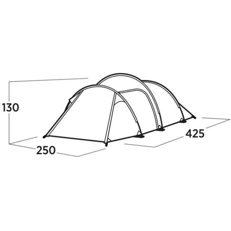 Easy Camp Hemsedal 4 groene tunneltent
