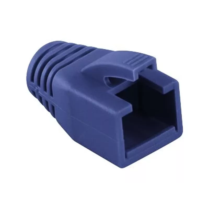 Logilink | RJ45-stekker trekontlasting, 8,0 mm (50 stuks) | MP0035B | blauw
