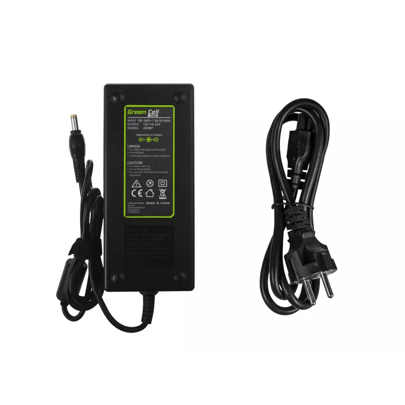 Green Cell PRO AD89P laptoplader voor Acer Aspire, 19 V 6,32 A 120 W