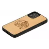 Beschermhoes Man and Wood voor iPhone 12 mini — kindvriendelijk visdesign