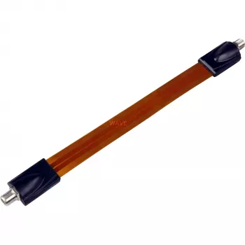 Wentronic Goobay SAT-raamdoorvoer, extra plat (0,3 mm), bruin-zwart, 0,2 m - F-bus F-bus (11953)