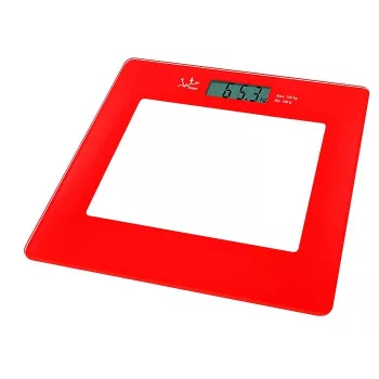 Elektronische personenweegschaal JATA 290 Square rood