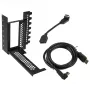 CableMod CM-VPB-HDK-R verticale videokaarthouder met PCIe x16 riserkabel, 1x DisplayPort, 1x HDMI, Mini Tower, zwart