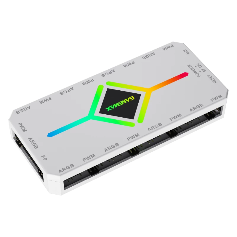 Gamemax | afstandsbediening | V4.0 ARGB PWM HUB BK | wit | Gamemax