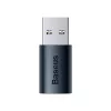 Baseus Ingenuity USB-A naar USB-C adapter OTG (blauw)