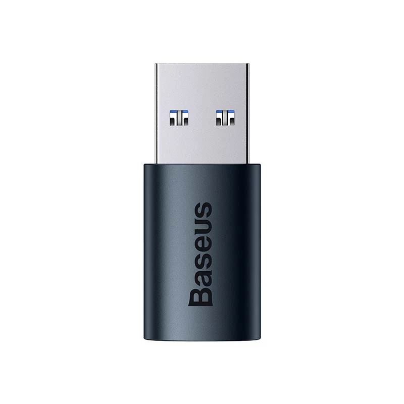 Baseus Ingenuity USB-A naar USB-C adapter OTG (blauw)