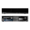 SilverStone MILO ML03 - desktop - micro-ATX - zonder voeding (ATX / PS/2) - zwart - USB/audio (SST-ML03B-R)