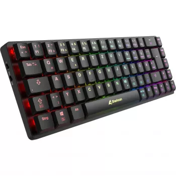 Sharkoon PureWriter W65 toetsenbord gaming RF draadloos QWERTZ Duits zwart