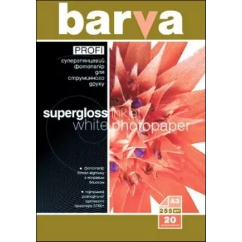 Fotopapier Barva Profi Super Glossy 255 g/m² A3 20 vel