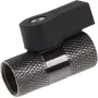 Alphacool 2-weg kogelkraan G1/4 - zwart nikkel (17354)