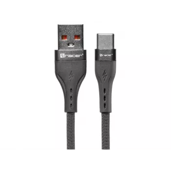 Tracer 47487 USB A - Type C M/M 1m kabel grijs
