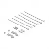 Patchpanel DELOCK mini desktop RJ45 6 poorten Cat.6A afgeschermd, metaal, zwart, 80×22×125 mm