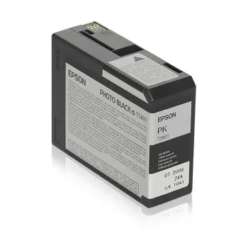 Epson T5801 (T580100) inktcartridge fotozwart, 80 ml