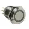 Lamptron vandalismusschakelaar 19mm - Silverline - rood