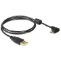 USB-kabel DeLOCK 83147 USB 2.0 1 m USB A Micro-USB B zwart