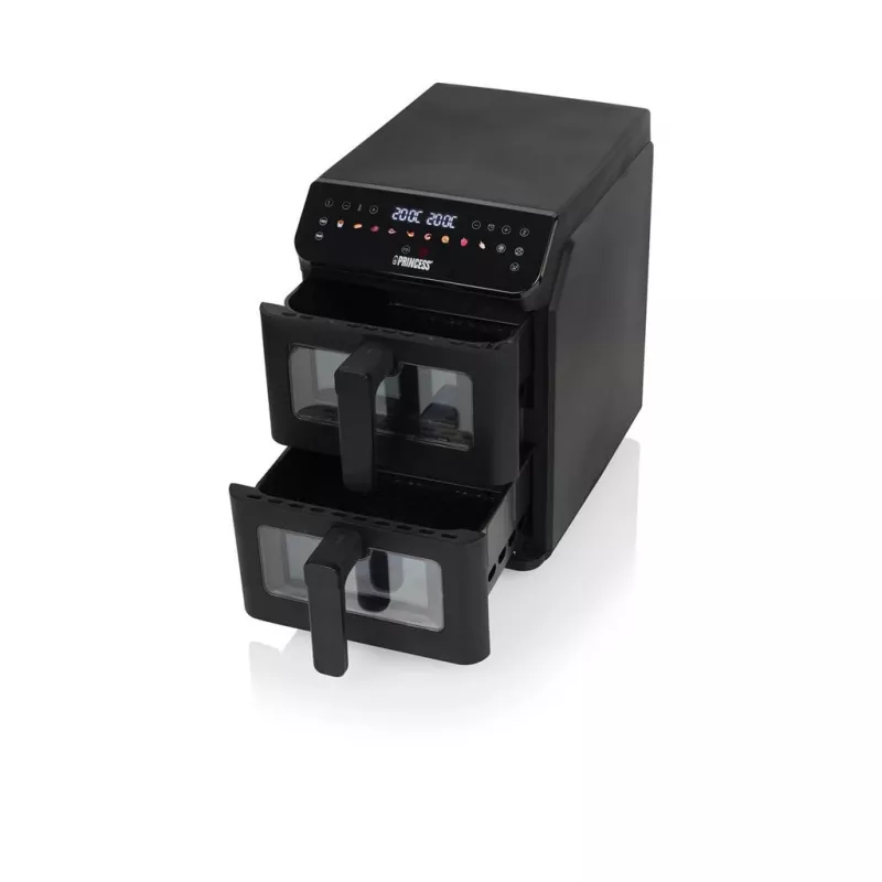 Princess Double Stack airfryer | 182490 | vermogen 3000 W | inhoud 11,2 L | zwart