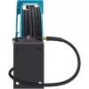 Open slanghaspel 9040OS-10, 20 meter, persluchtslang blauw, 2 meter aansluitslang