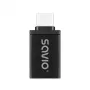 Savio AK-80 videokabel-adapter 0m USB Type-A USB Type-C zwart