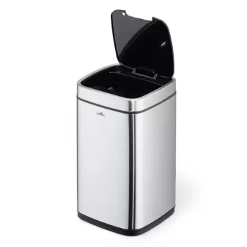 Durable TOUCH 12L rechthoekig RVS zilver zwart