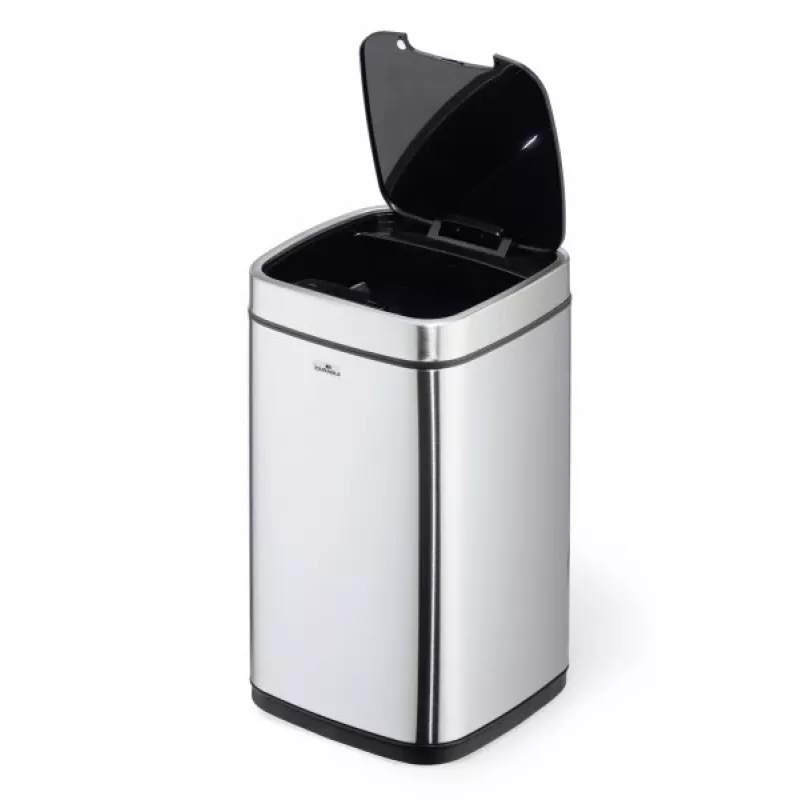 Durable TOUCH 12L rechthoekig RVS zilver zwart