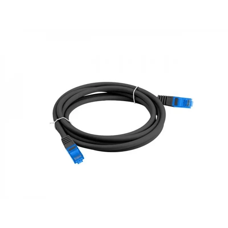LANBERG Cat6a S/FTP RJ-45 netwerkkabel PCF6A-10CC-0500-BK, 5 m, LSZH, 26 AWG, CCA, zwart