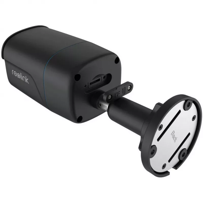 Reolink P330 4K IP-beveiligingscamera, 8 MP 3840 x 2160, voor binnen en buiten, ingebouwde microfoon, 30 m nachtzicht, zwart
