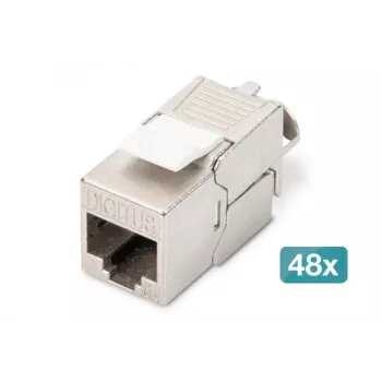 Digitus CAT 6A keystone-module afgeschermd gereedschapsloos module 48 stuks
