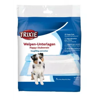Hondentrainingsmat Trixie 23411, cellulose, 400x600 mm, 7 stuks, met opstaande rand, dicht, blauw