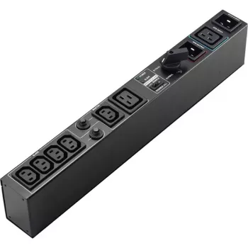 Bluewalker PowerWalker MBS - omschakelaar (rack - rack-mountable) - AC 208/220/230/240 V - uitgangsaansluitingen: 6 - 48,3 cm (19) - zwart (UPS2005)