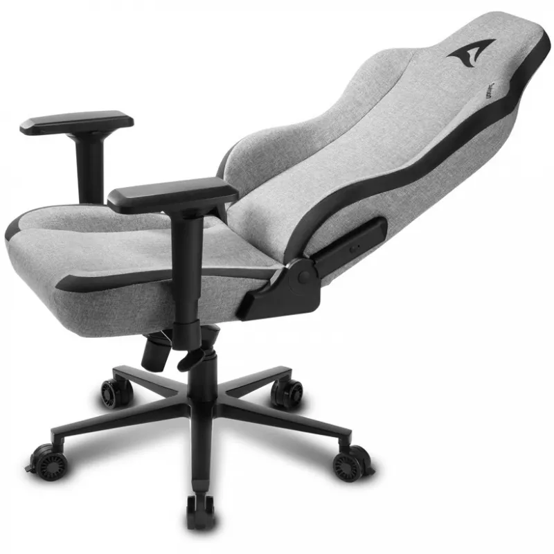 Gaming-stoel Sharkoon SKILLER SGS40 stof gestoffeerde zitting rugleuning grijs