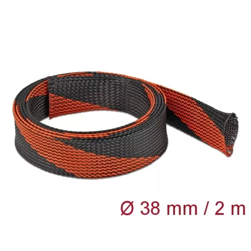 Kabelslang DeLOCK 20753 zwart rood