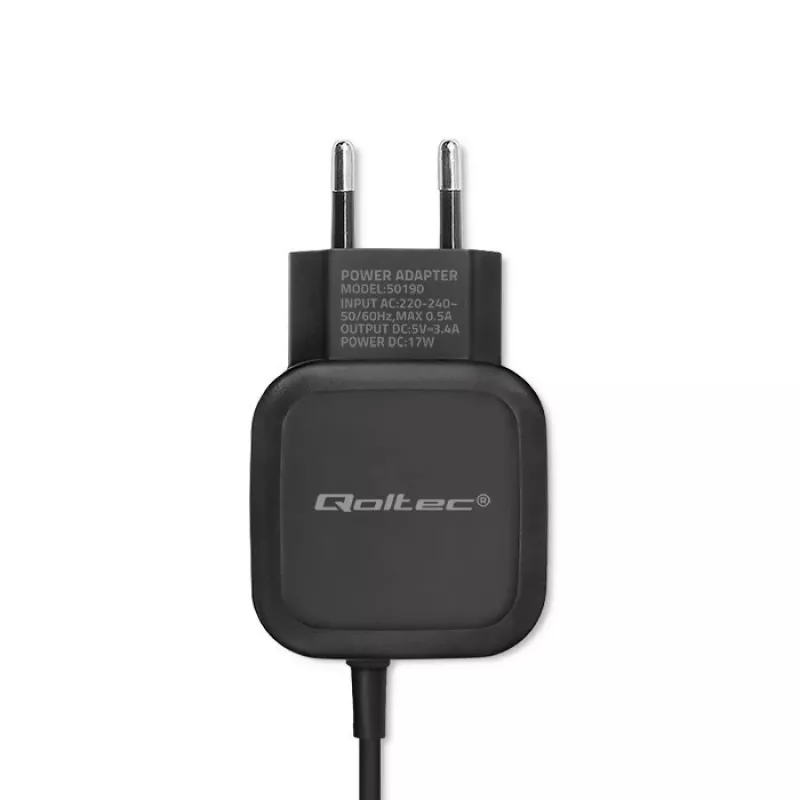 Qoltec 50190 oplader voor mobiele apparaten, telefoon, tablet, telefoon, universeel