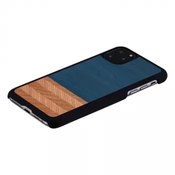 Telefoonhoesje man and wood voor iPhone 11 Pro Max — denim zwart beschermhoes
