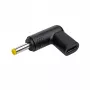 Akyga AK-ND-C04 oplaadadapter USB-C naar DC 4,0 x 1,7 mm voor notebooks, 18,5-20 V, 100 W, voor Lenovo