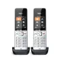 Gigaset COMFORT 500HX duo Analoge/DECT-telefoon nummerherkenning zwart, zilver